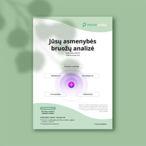 Psichologinis įvertinimas: Jūsų asmenybės bruožų analizė