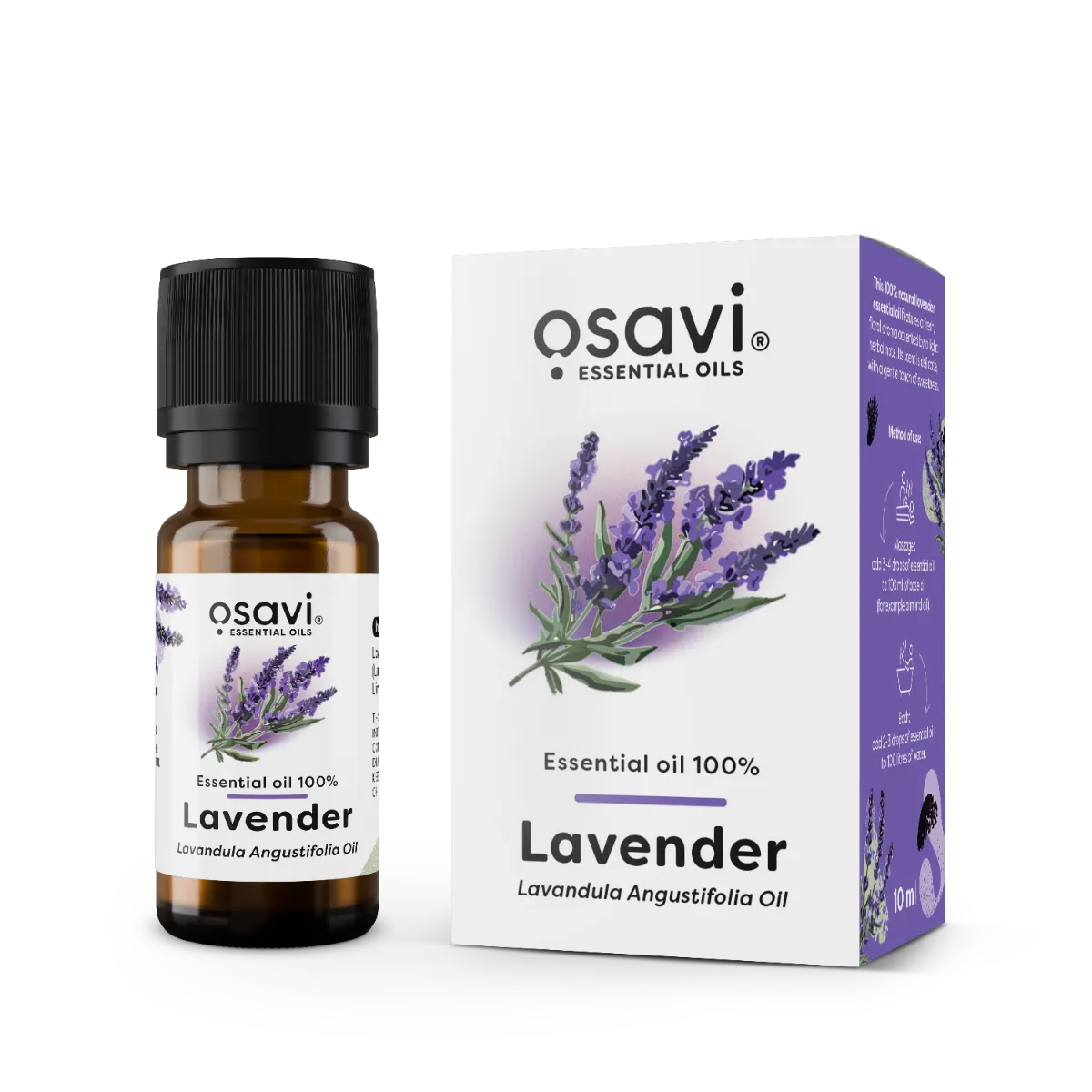 OSAVI 100 % levandų eterinis aliejus, 10 ml - Image 1