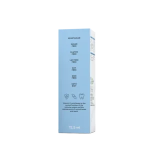 OSAVI Vitaminas D3 MAX 4000 TV, 12,5 ml – pakuotės galinė pusė